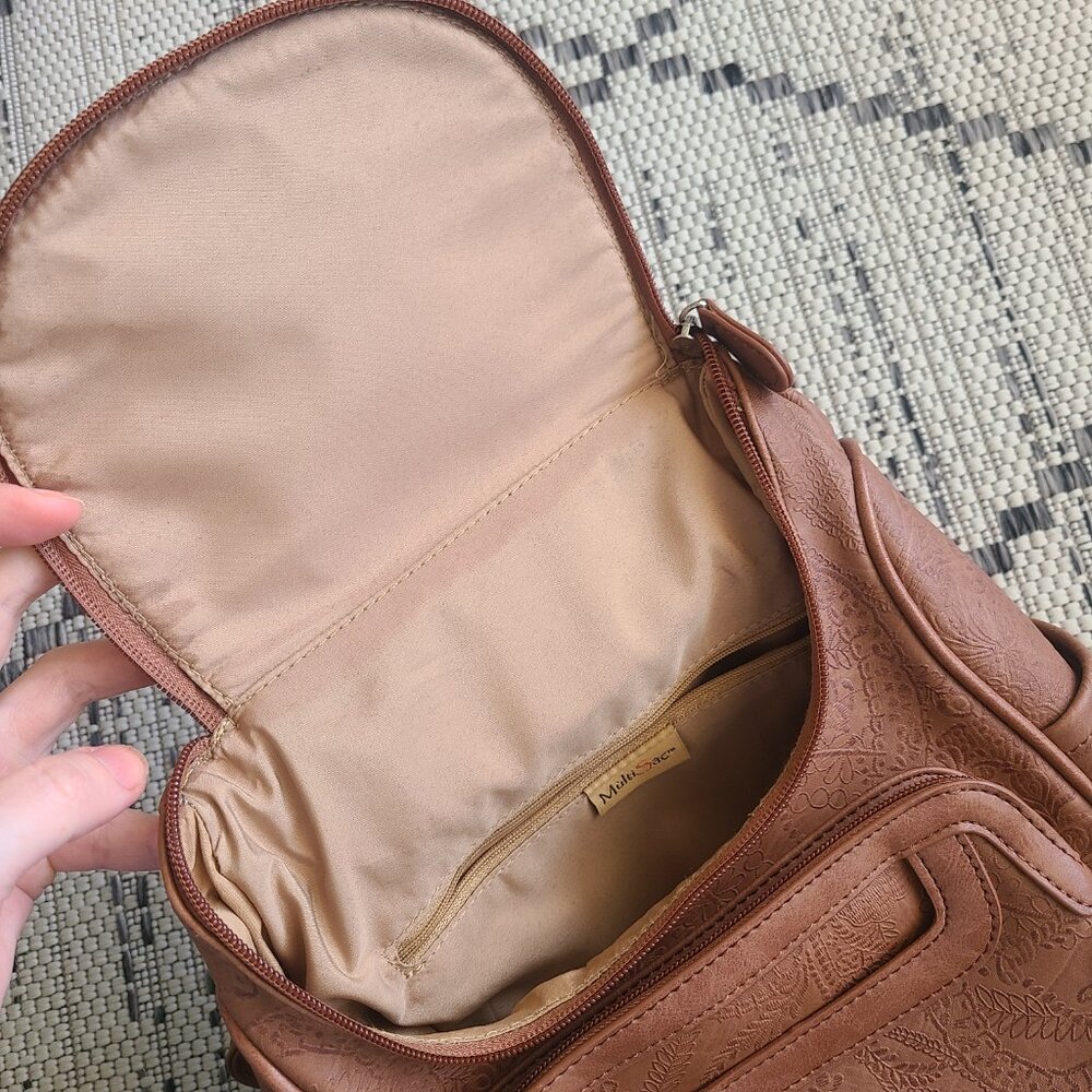 Multi Sac Brown Backpack Convertible Crossbody 11… - image 6